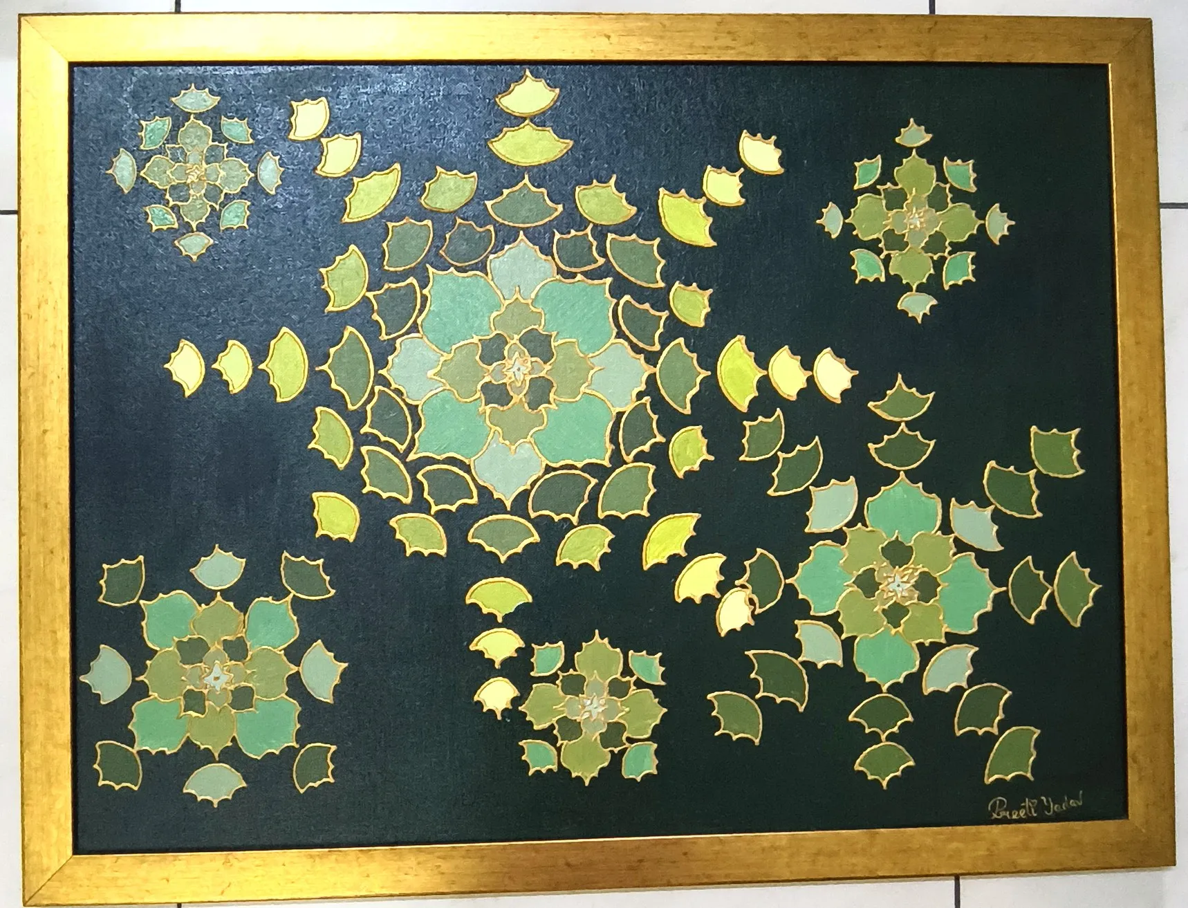 Geometrical n modern painting - View 3